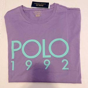 Nwt Polo Ralph Lauren Purple 1992 Classic Fit Tee